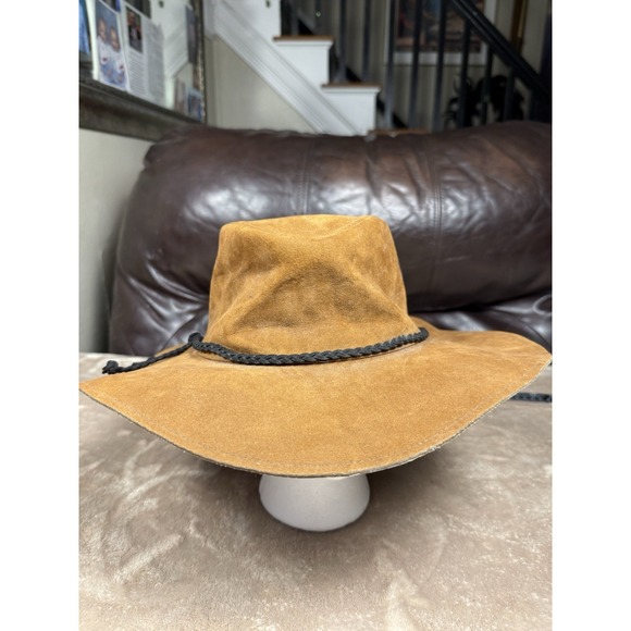 Altar'd State Accessories - Altar'd State Brown Wide Brim Braided Cowboy Hat Western Women's One Size